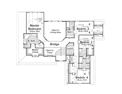 Second Floor image of MCINTOSH III House Plan